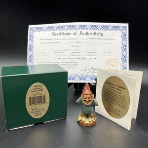 Tom Clark Cairn Studio Charmers Figurine That's Corny #10004 Signed COA Legend